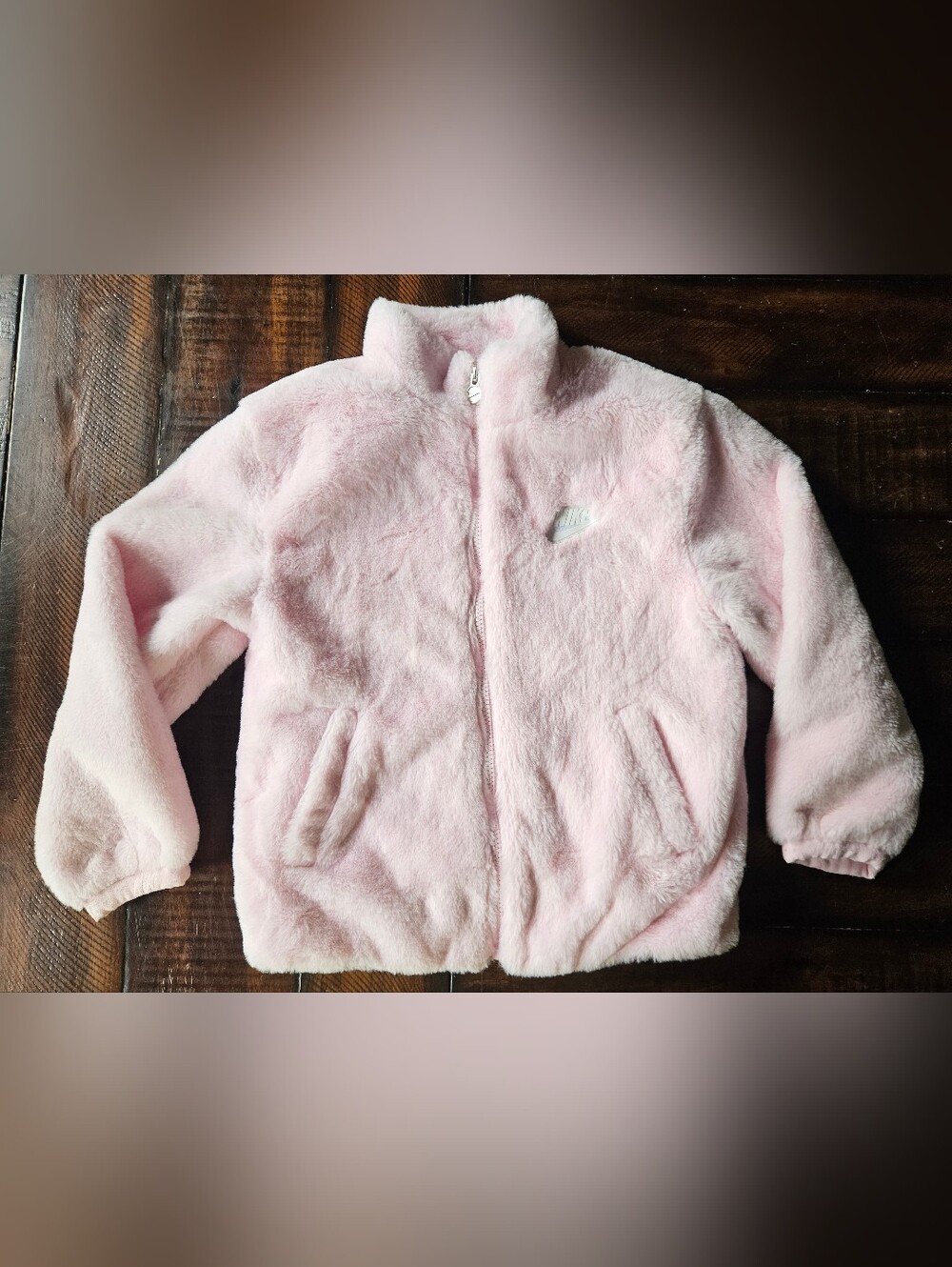 Nike Kids Plush Pink Full-Zip Jacket